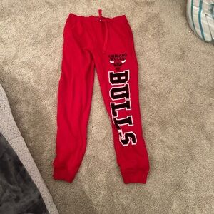 NBa official bulls red sweatpants never worn